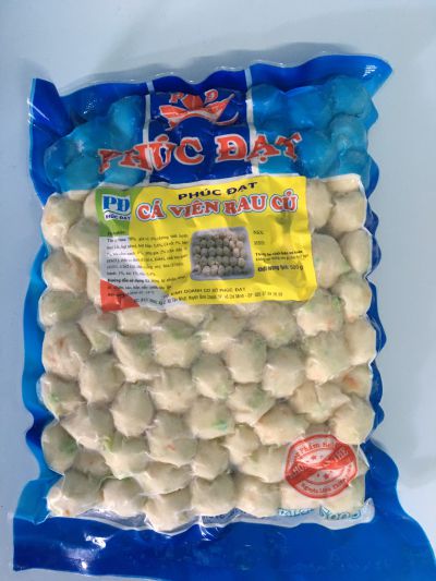 Cá viên rau củ